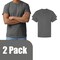 Gildan Unisex Ultra Cotton Short Sleeve T-Shirt, Charcoal Crewneck Tee Blanks for Crafting